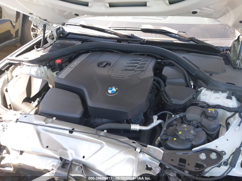 2021 BMW 330I VIN: 3MW5R1J03M8B93396 Lot: 39688413
