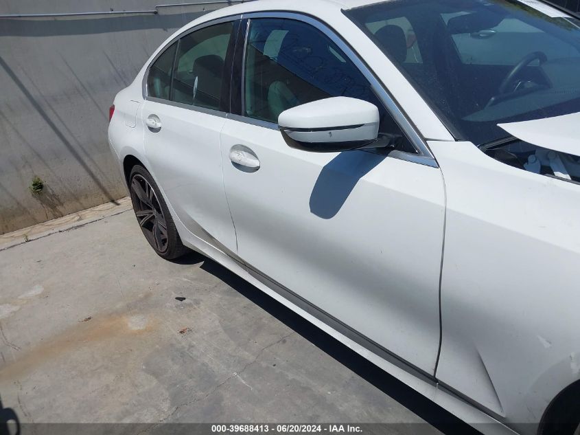 2021 BMW 330I VIN: 3MW5R1J03M8B93396 Lot: 39688413