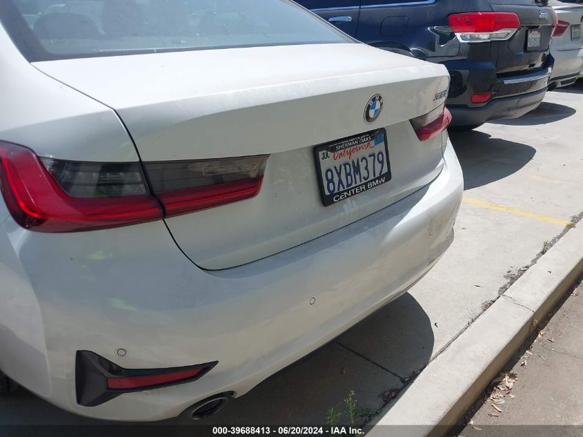 2021 BMW 330I VIN: 3MW5R1J03M8B93396 Lot: 39688413