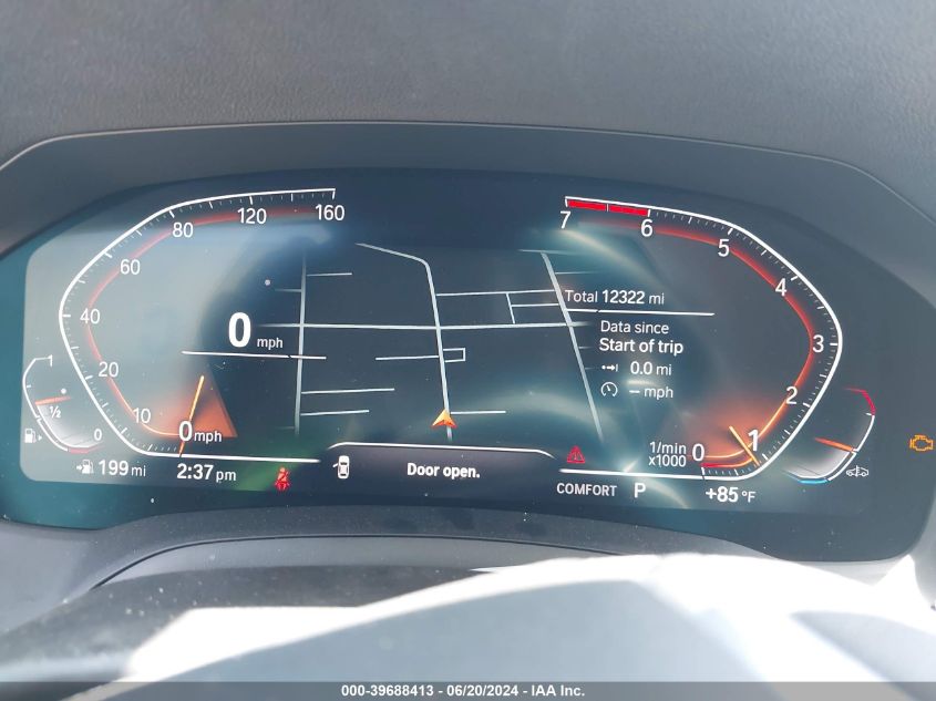 2021 BMW 330I VIN: 3MW5R1J03M8B93396 Lot: 39688413