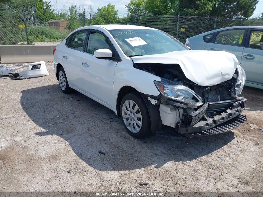 2017 Nissan Sentra S/Sv/Sr/Sl VIN: 3N1AB7APXHY316321 Lot: 39688415