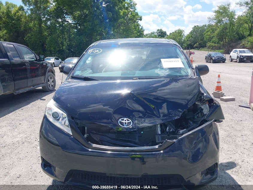 2014 Toyota Sienna L V6 7 Passenger VIN: 5TDZK3DC6ES502488 Lot: 39688419