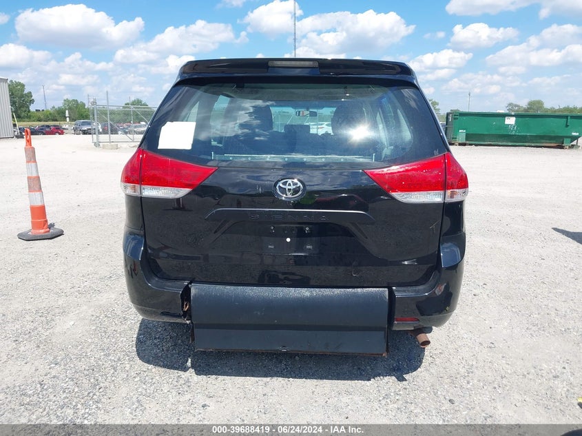 2014 Toyota Sienna L V6 7 Passenger VIN: 5TDZK3DC6ES502488 Lot: 39688419