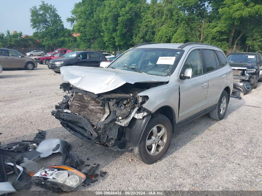 2008 Hyundai Santa Fe Gls VIN: 5NMSG13D28H191828 Lot: 39688432