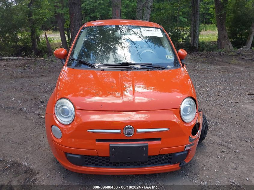 2013 Fiat 500 Pop VIN: 3C3CFFAR0DT514570 Lot: 40593797