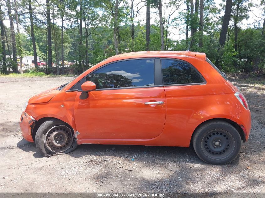 2013 Fiat 500 Pop VIN: 3C3CFFAR0DT514570 Lot: 40593797