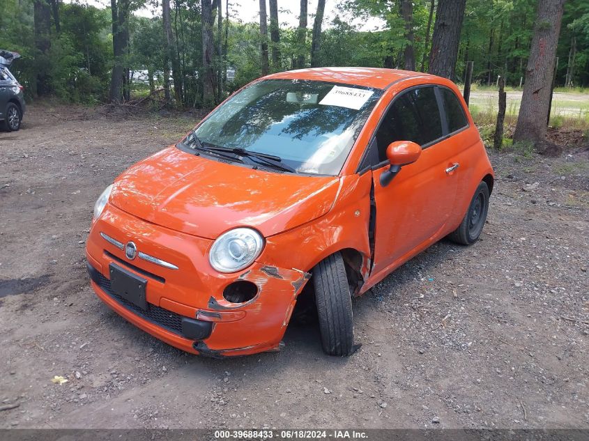 2013 Fiat 500 Pop VIN: 3C3CFFAR0DT514570 Lot: 40593797