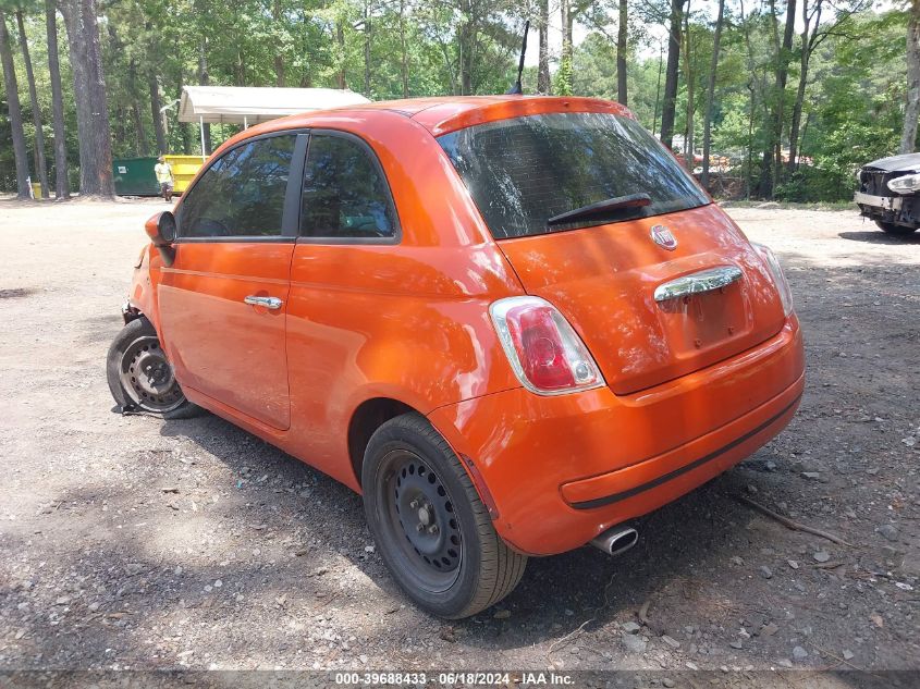 2013 Fiat 500 Pop VIN: 3C3CFFAR0DT514570 Lot: 40593797