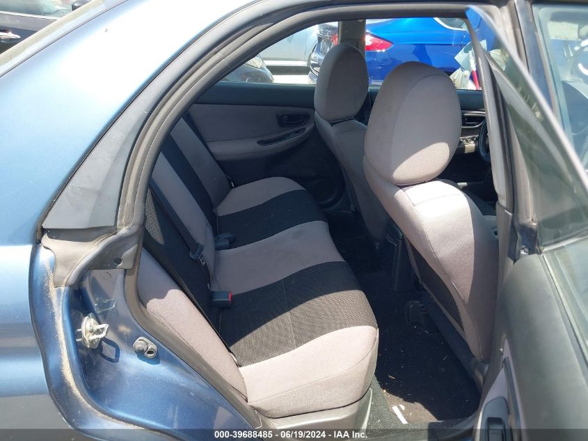 2007 Subaru Impreza 2.5I VIN: JF1GD61607H516224 Lot: 39688485