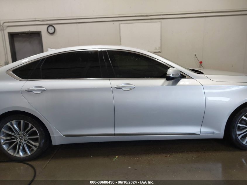 2017 Genesis G80 3.8 VIN: KMHGN4JE5HU168993 Lot: 39688490