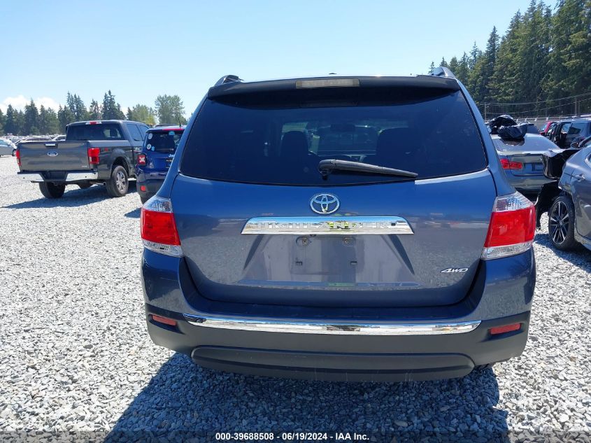 2011 Toyota Highlander Se V6 VIN: 5TDBK3EH7BS087334 Lot: 39688508