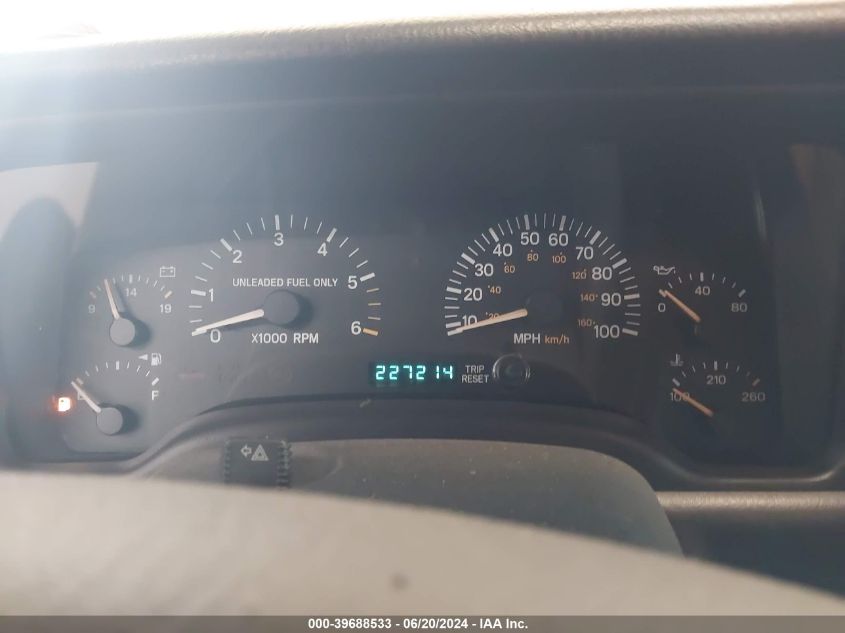 1998 Jeep Cherokee Classic/Sport VIN: 1J4FJ68SXWL202636 Lot: 39688533