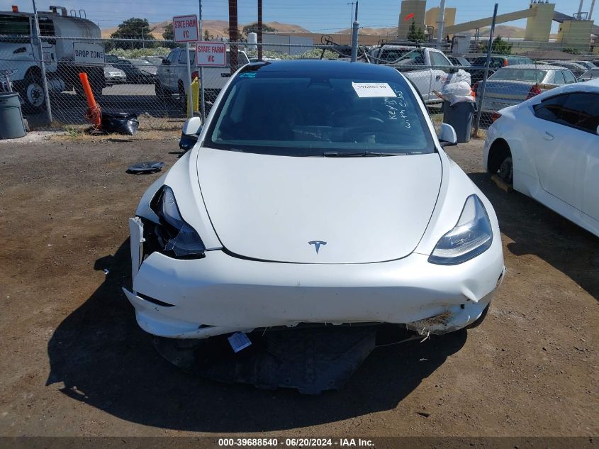 2022 Tesla Model 3 Long Range Dual Motor All-Wheel Drive VIN: 5YJ3E1EB3NF345949 Lot: 39688540