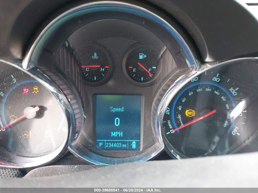 2012 Chevrolet Cruze 1Lt VIN: 1G1PF5SC7C7249062 Lot: 39688541