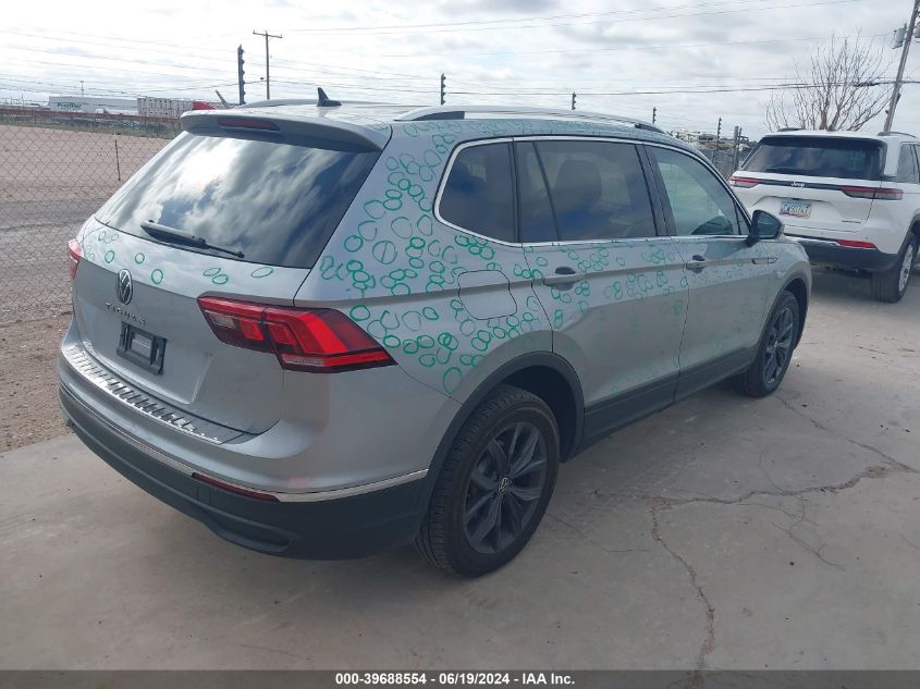 VIN 3VV3B7AX6NM174981 2022 VOLKSWAGEN TIGUAN SE