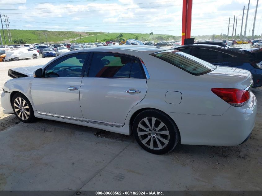 2011 Toyota Avalon Limited VIN: 4T1BK3DB8BU402792 Lot: 39688562