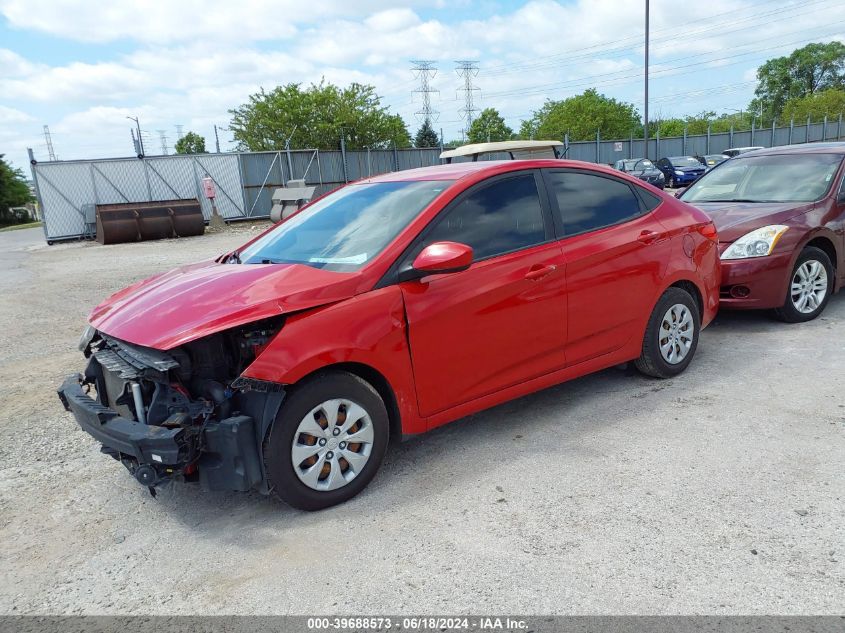 KMHCT4AE6HU188156 2017 HYUNDAI ACCENT - Image 2