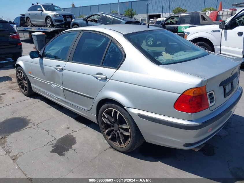 2000 BMW 323I VIN: WBAAM334XYCA90096 Lot: 39688609