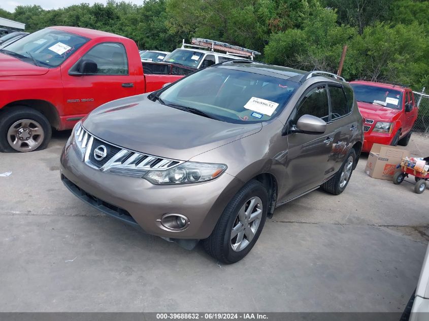 2009 Nissan Murano Sl VIN: JN8AZ18U89W103849 Lot: 39688632