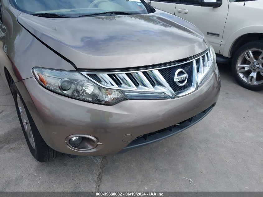 2009 Nissan Murano Sl VIN: JN8AZ18U89W103849 Lot: 39688632