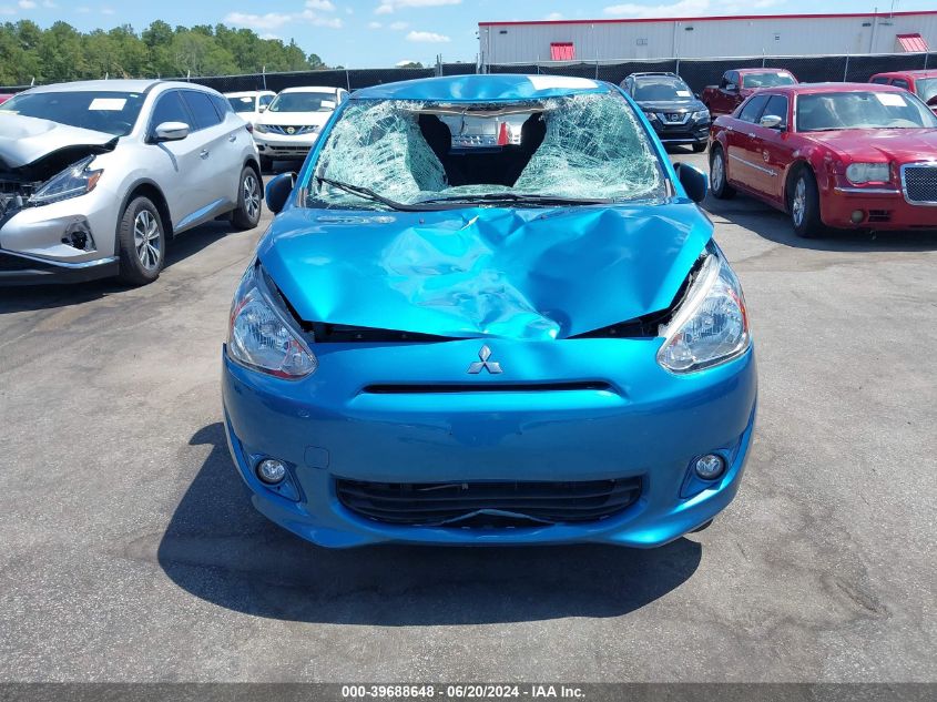 2015 Mitsubishi Mirage Es/Rf VIN: ML32A4HJ1FH055029 Lot: 39688648