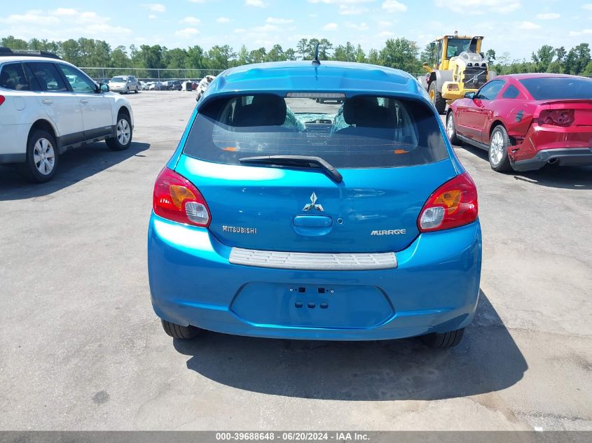 2015 Mitsubishi Mirage Es/Rf VIN: ML32A4HJ1FH055029 Lot: 39688648