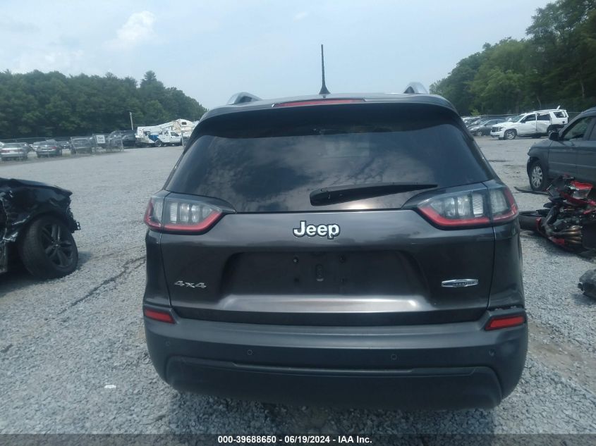 2019 Jeep Cherokee Latitude Plus 4X4 VIN: 1C4PJMLB2KD287630 Lot: 39688650