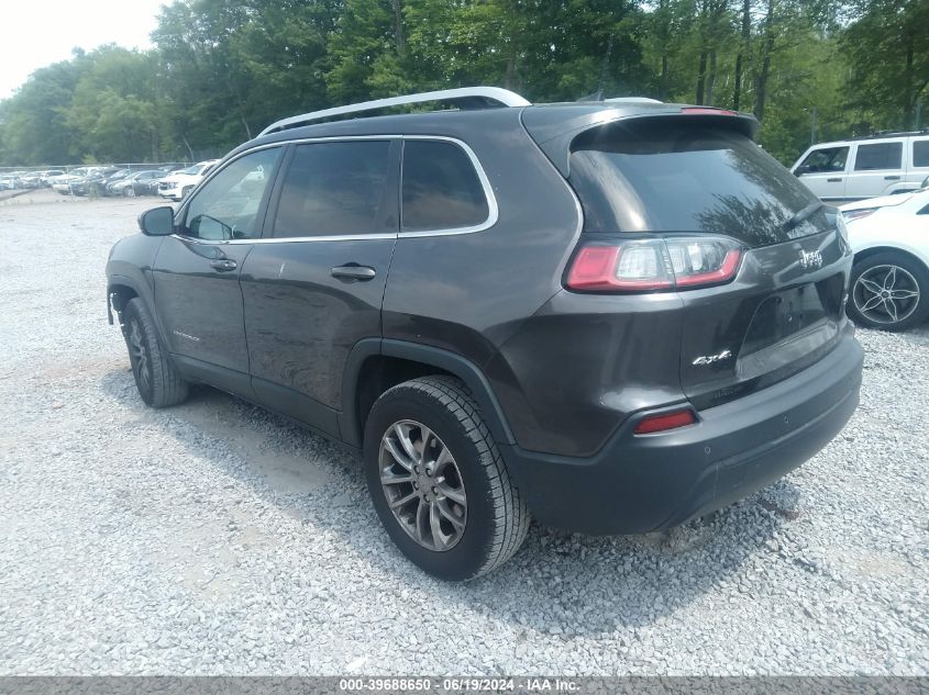 2019 Jeep Cherokee Latitude Plus 4X4 VIN: 1C4PJMLB2KD287630 Lot: 39688650