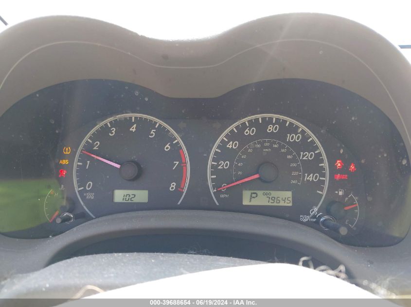 2009 Toyota Corolla Le/Xle VIN: JTDBL40E099081223 Lot: 39688654