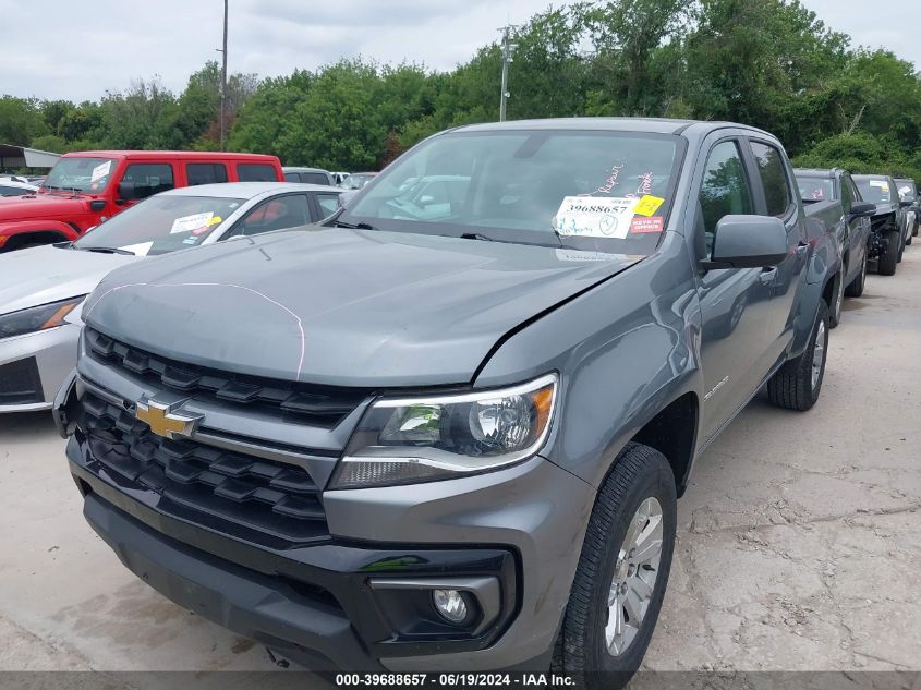 2022 Chevrolet Colorado Lt VIN: 1GCGSCEN7N1228061 Lot: 39688657