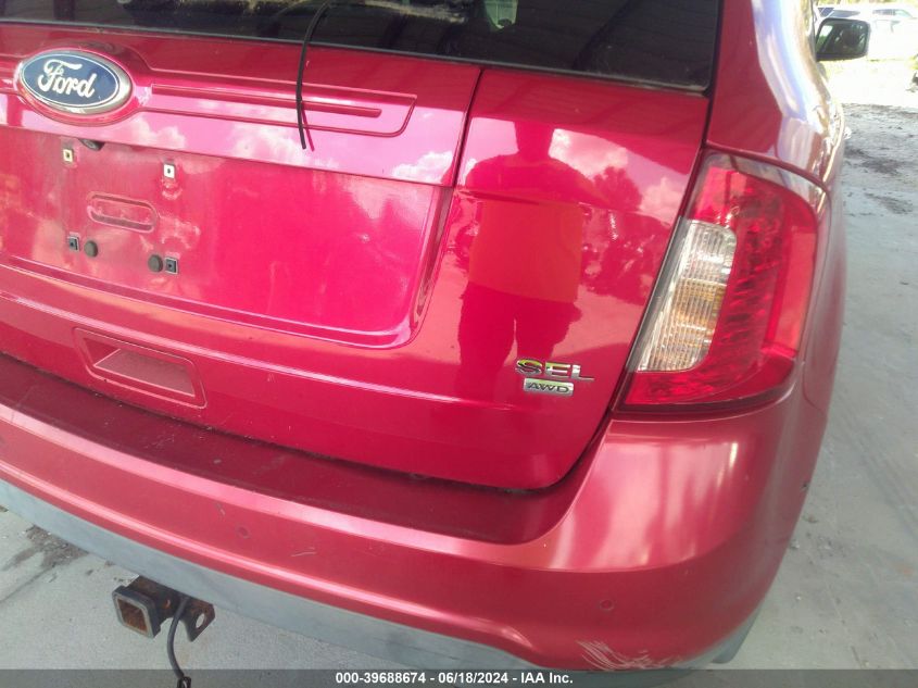 2011 Ford Edge Sel VIN: 2FMDK4JC7BBA51262 Lot: 39688674