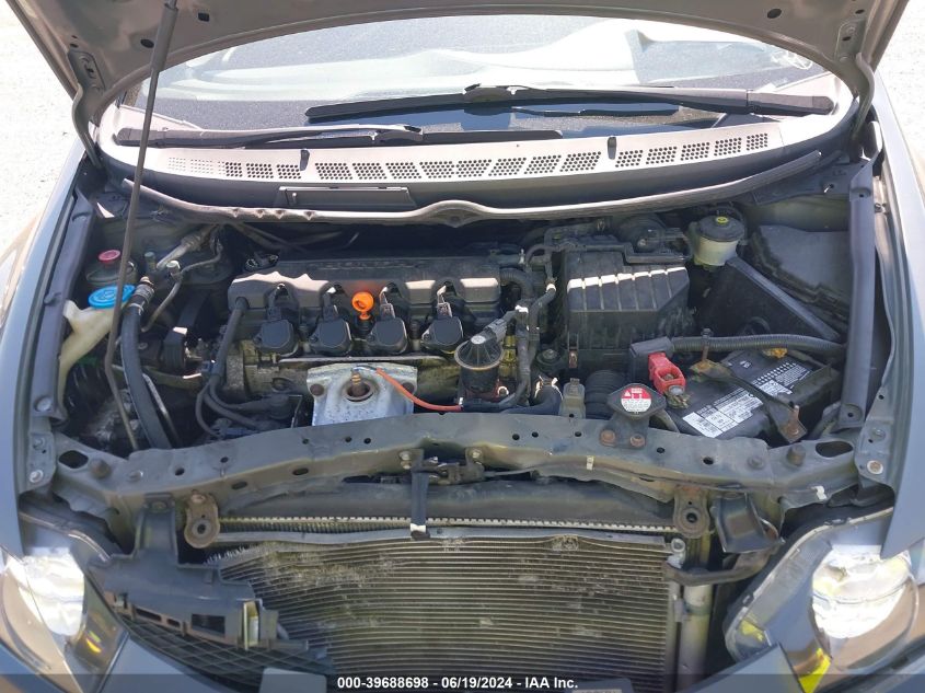 2009 Honda Civic Lx-S VIN: 2HGFA16669H331250 Lot: 39688698