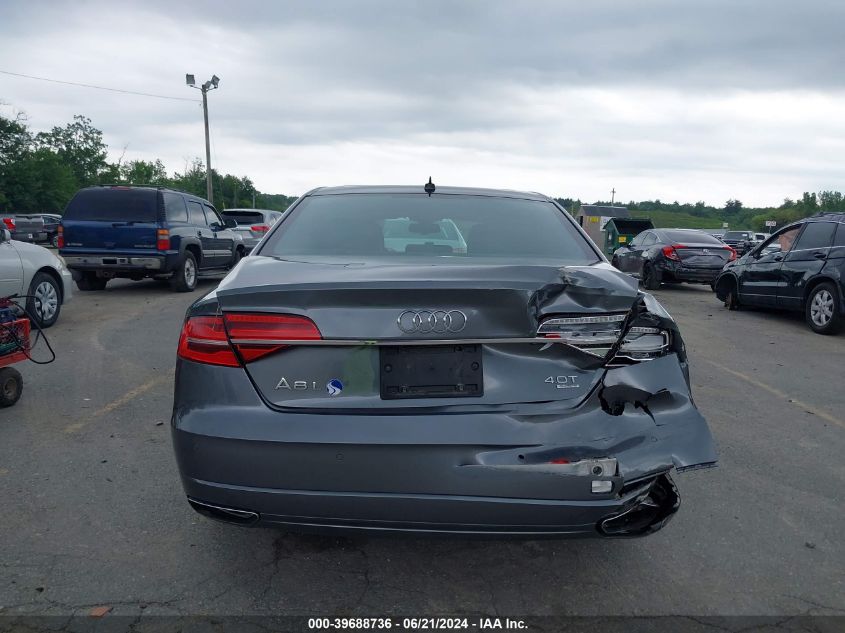 2016 Audi A8 L 4.0T Sport VIN: WAU43AFD6GN020496 Lot: 39688736