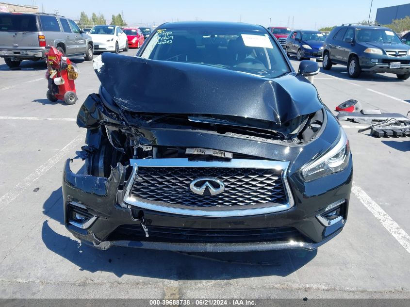 2018 Infiniti Q50 3.0T Luxe VIN: JN1EV7AP6JM362620 Lot: 39688738