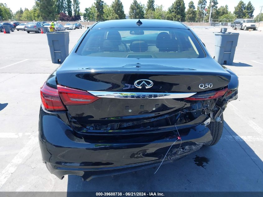 2018 Infiniti Q50 3.0T Luxe VIN: JN1EV7AP6JM362620 Lot: 39688738