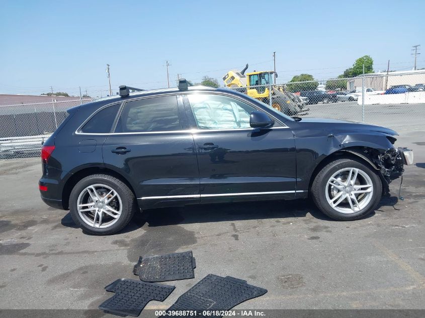 2013 Audi Q5 2.0T Premium VIN: WA1LFAFP0DA081890 Lot: 39688751