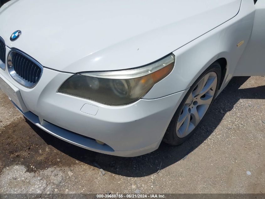 2004 BMW 525I I VIN: WBANA535X4B853388 Lot: 39688755