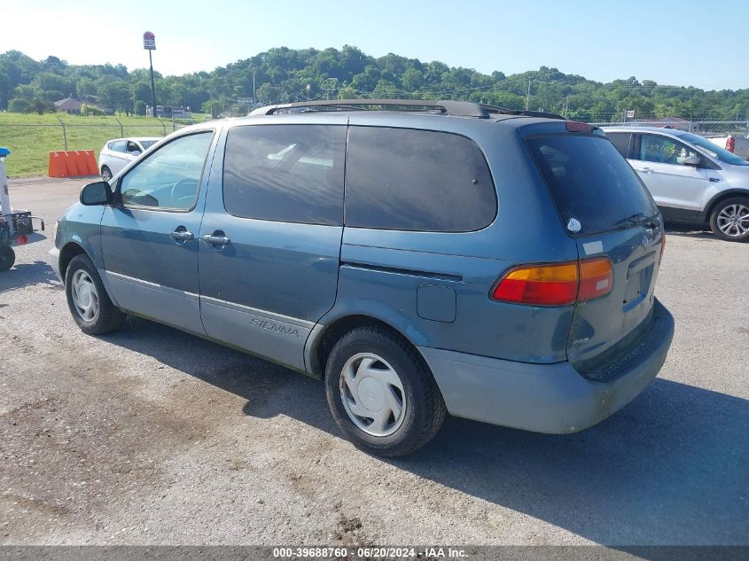 2000 Toyota Sienna Le VIN: 4T3ZF13C6YU284551 Lot: 39688760