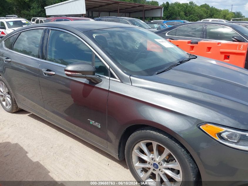 2018 Ford Fusion Energi Se Luxury VIN: 3FA6P0PU7JR134316 Lot: 39688763