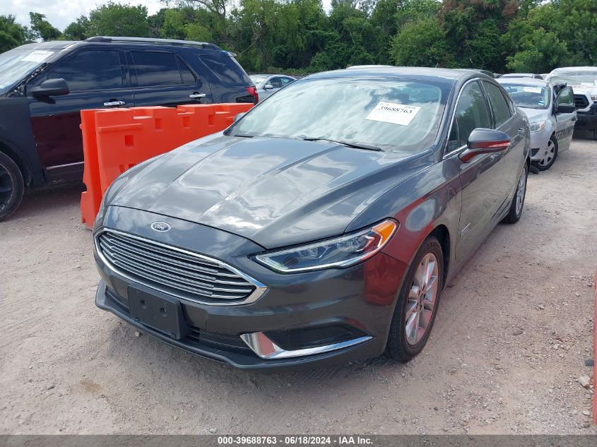 2018 Ford Fusion Energi Se Luxury VIN: 3FA6P0PU7JR134316 Lot: 39688763