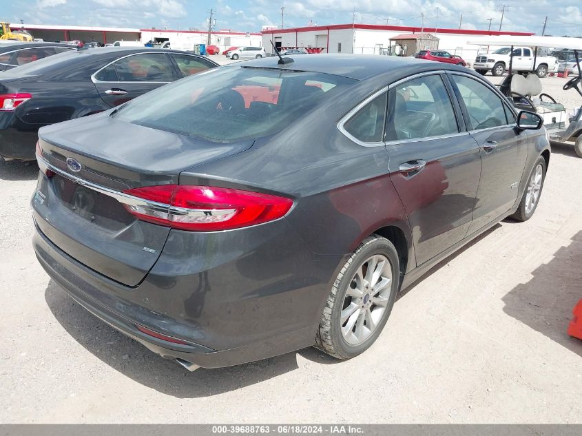 2018 Ford Fusion Energi Se Luxury VIN: 3FA6P0PU7JR134316 Lot: 39688763