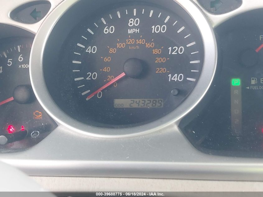 2005 Toyota Highlander VIN: JTEDD21A450120590 Lot: 39688775