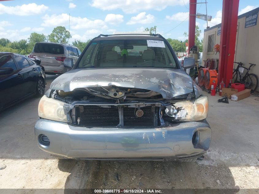 2005 Toyota Highlander VIN: JTEDD21A450120590 Lot: 39688775