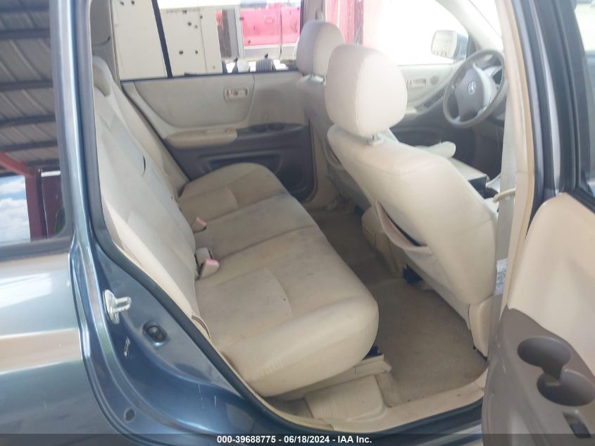 2005 Toyota Highlander VIN: JTEDD21A450120590 Lot: 39688775