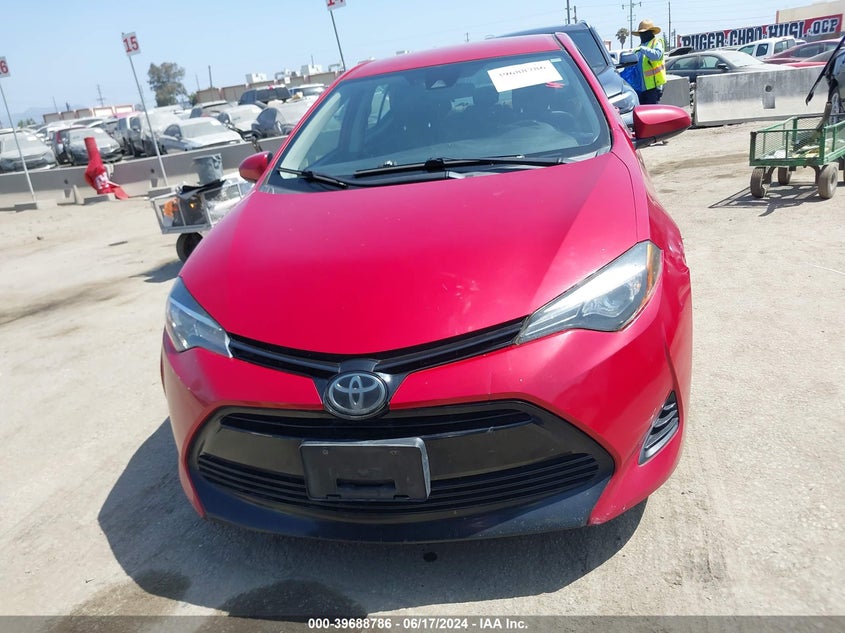 2017 Toyota Corolla Le VIN: 5YFBURHE2HP581147 Lot: 39688786