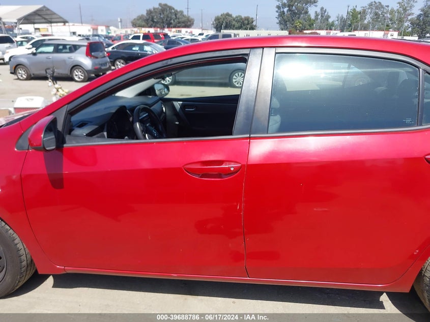 2017 Toyota Corolla Le VIN: 5YFBURHE2HP581147 Lot: 39688786