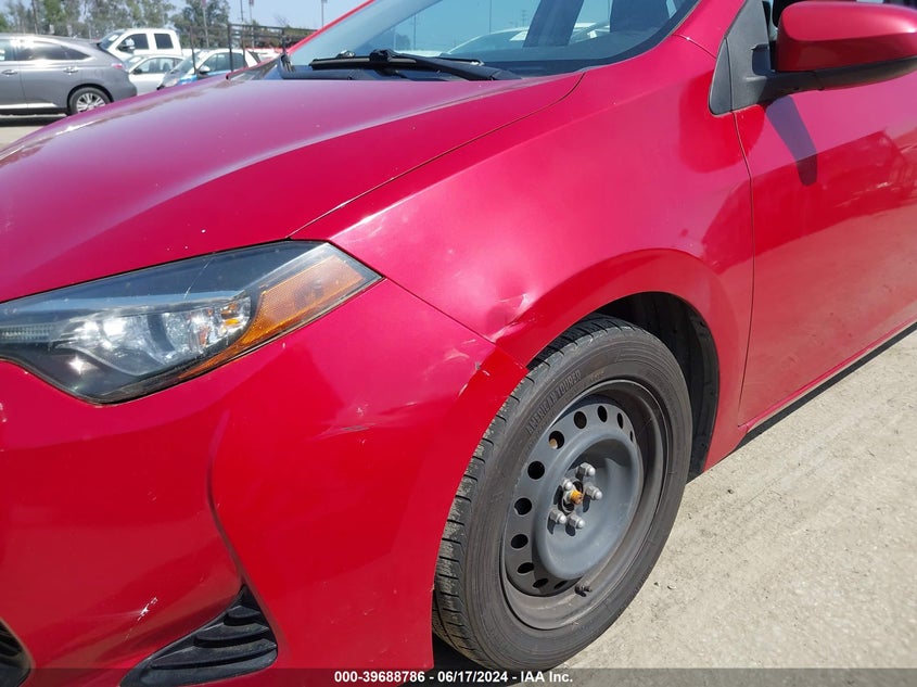 2017 Toyota Corolla Le VIN: 5YFBURHE2HP581147 Lot: 39688786