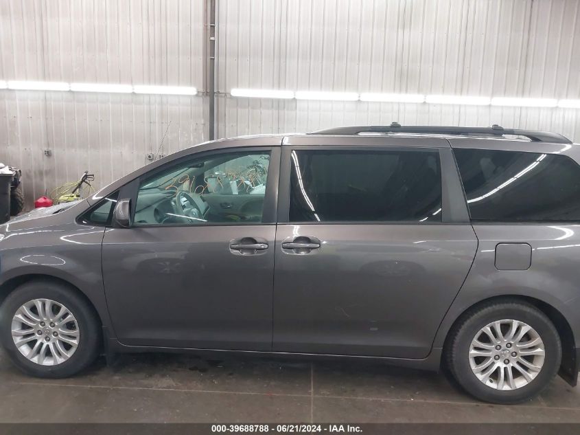 2012 Toyota Sienna Xle V6 8 Passenger VIN: 5TDYK3DC8CS193129 Lot: 39688788