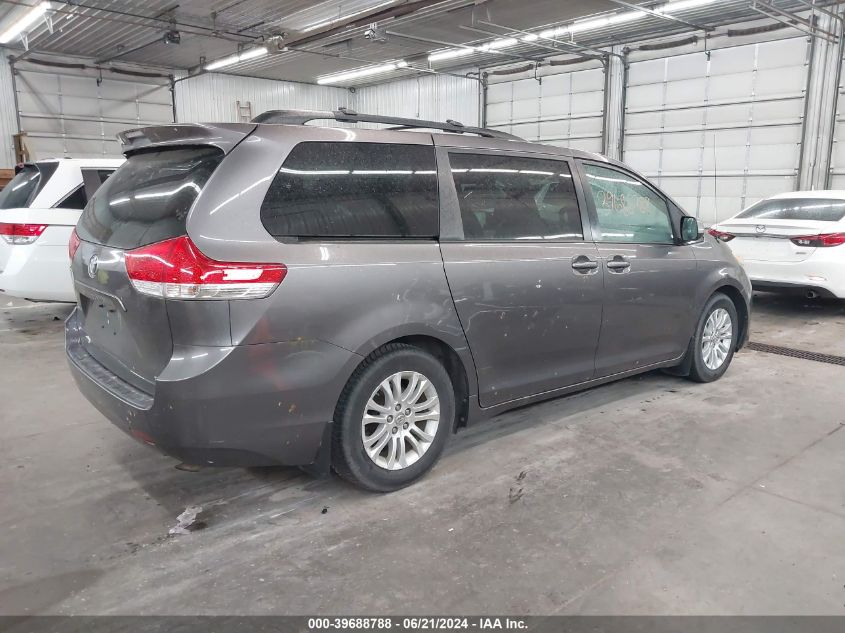 2012 Toyota Sienna Xle V6 8 Passenger VIN: 5TDYK3DC8CS193129 Lot: 39688788