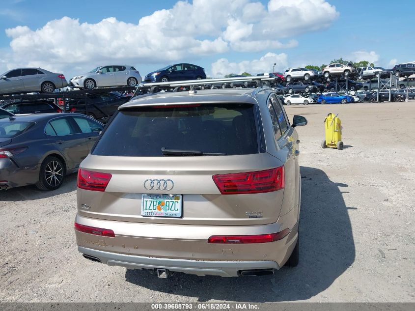 2018 Audi Q7 3.0T Premium VIN: WA1VAAF70JD012005 Lot: 39688793